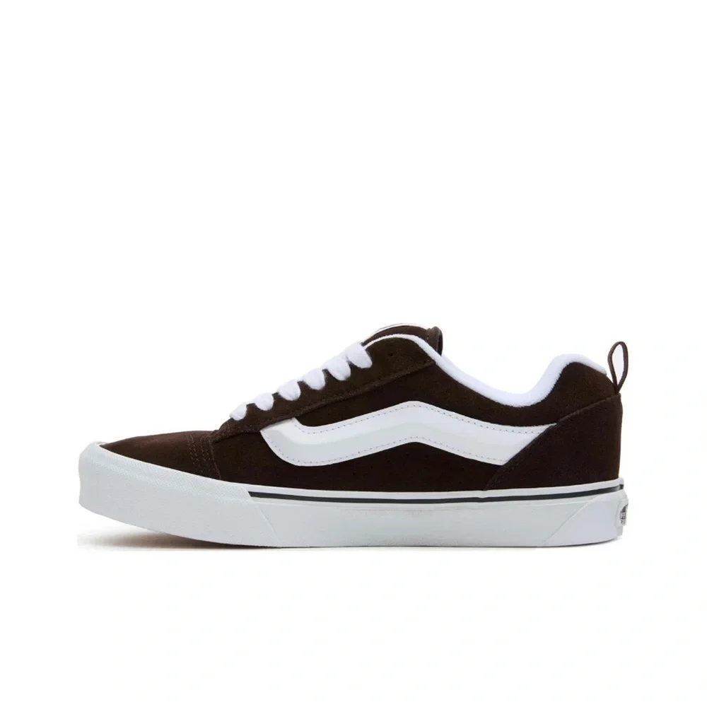 Vans Knu Skool Brown White Shoes VN0009QCNWH